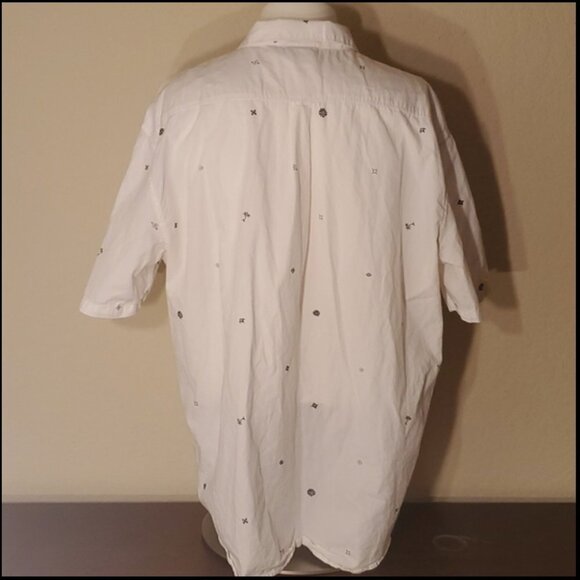 Vans XXL white button up shirt - Picture 4 of 10